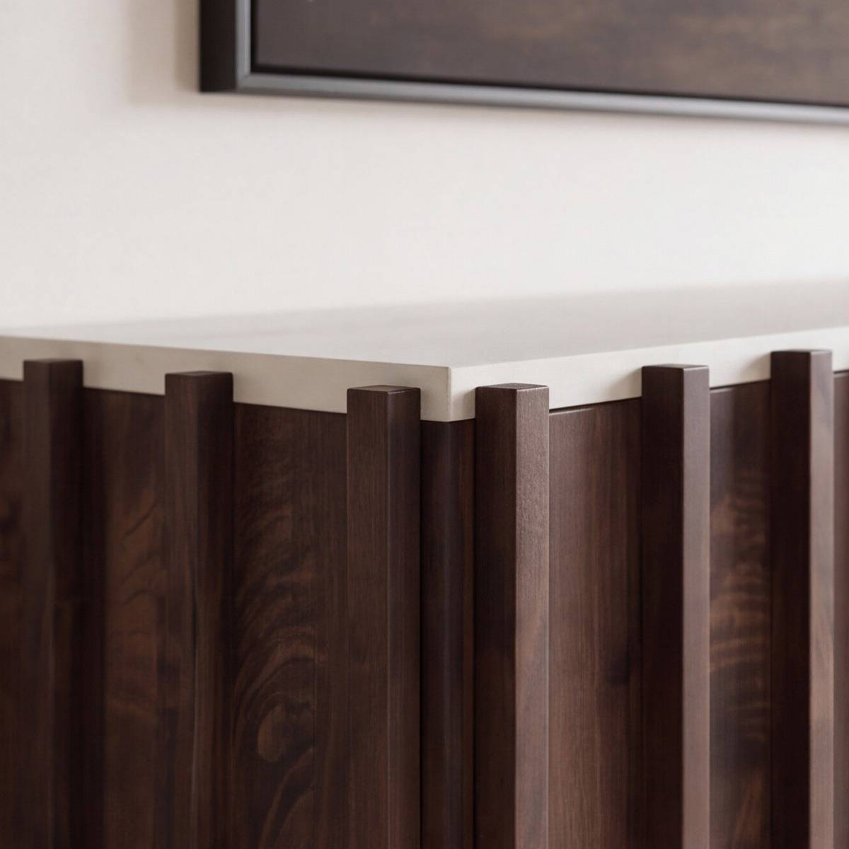 Buffet en bois de manguier LILITH bois foncé, MADE IN MEUBLES