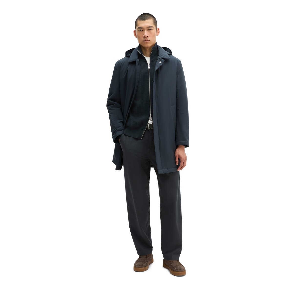 Veste courte MOP x Function avec capuche amovible bleu, MARC O'POLO
