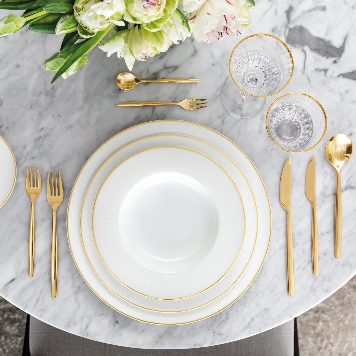 Assiette Creuse CHATEAU SEPTFONTAINES blanc, VILLEROY & BOCH SIGNATURE