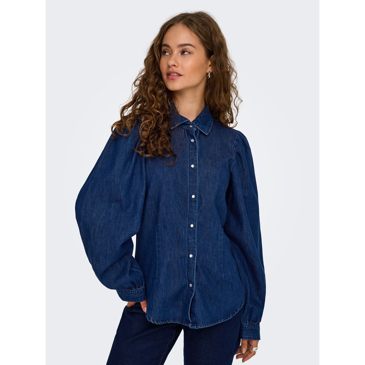 Chemise En Denim dark blue denim, ONLY