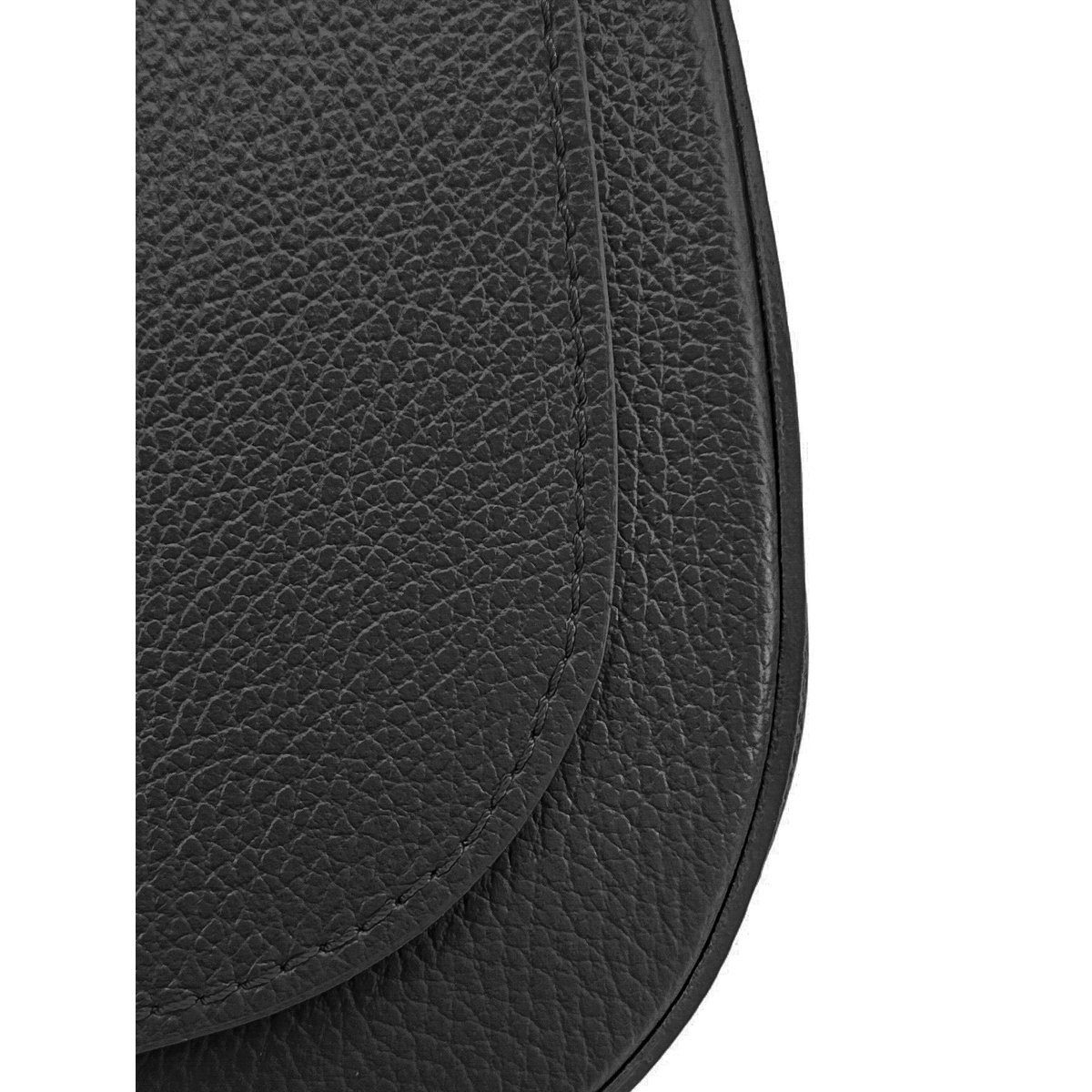 Sac à main en cuir grainé LOUIE noir, OH MY BAG