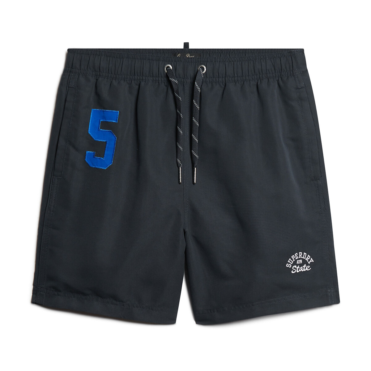 Short de bain 43 cm bleu marine, SUPERDRY