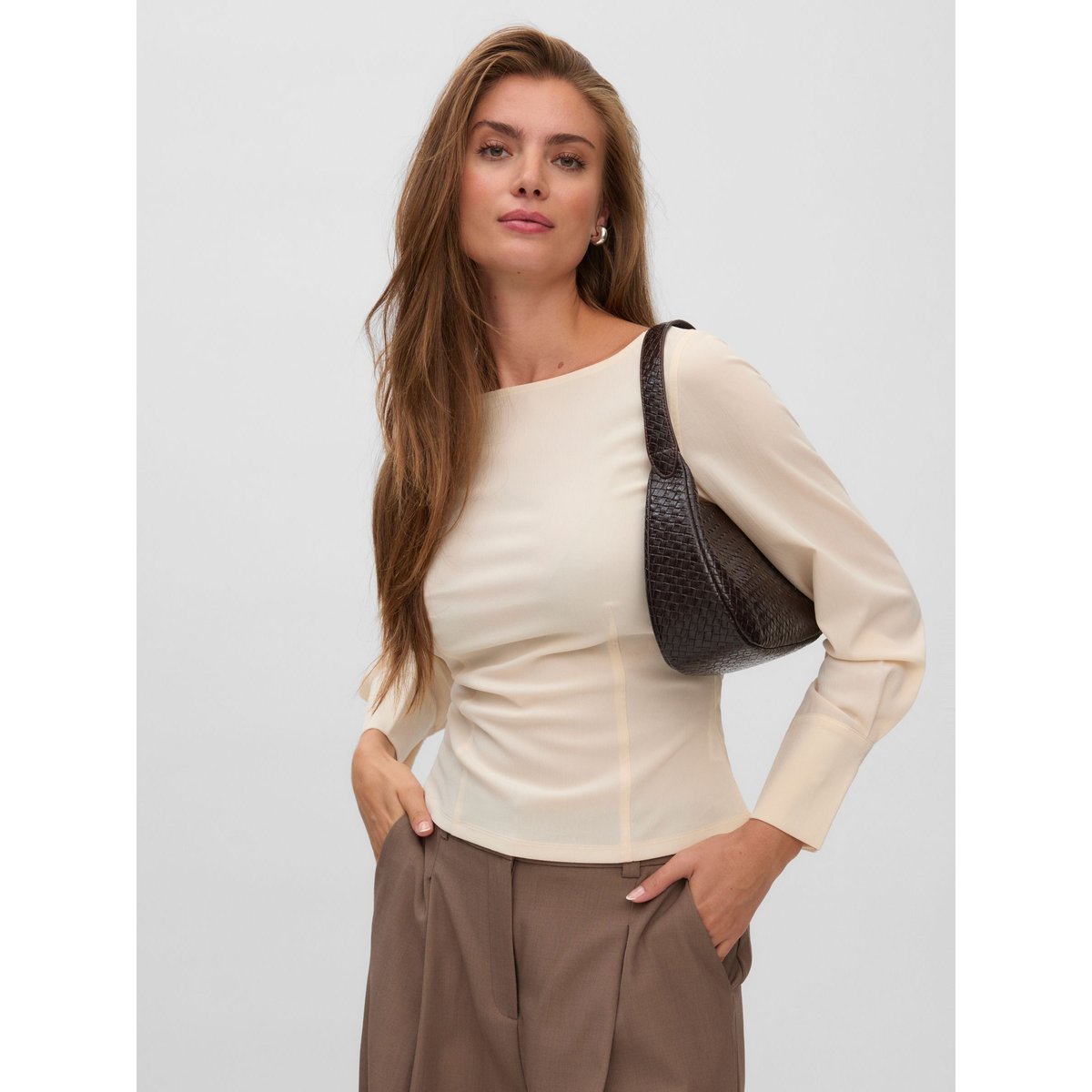 Blouse whitecap gray, VERO MODA
