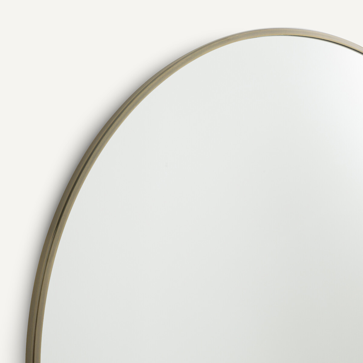 Miroir métal acier laiton vieilli Ø80 cm, Caligone laiton vieilli, AM.PM