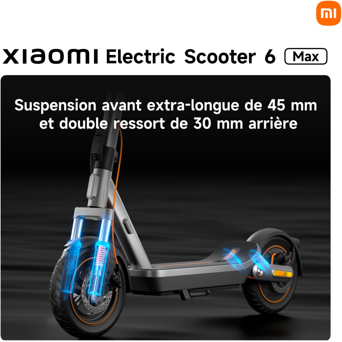 Trottinette électrique Electric Scooter 6 Max Noir noir, XIAOMI