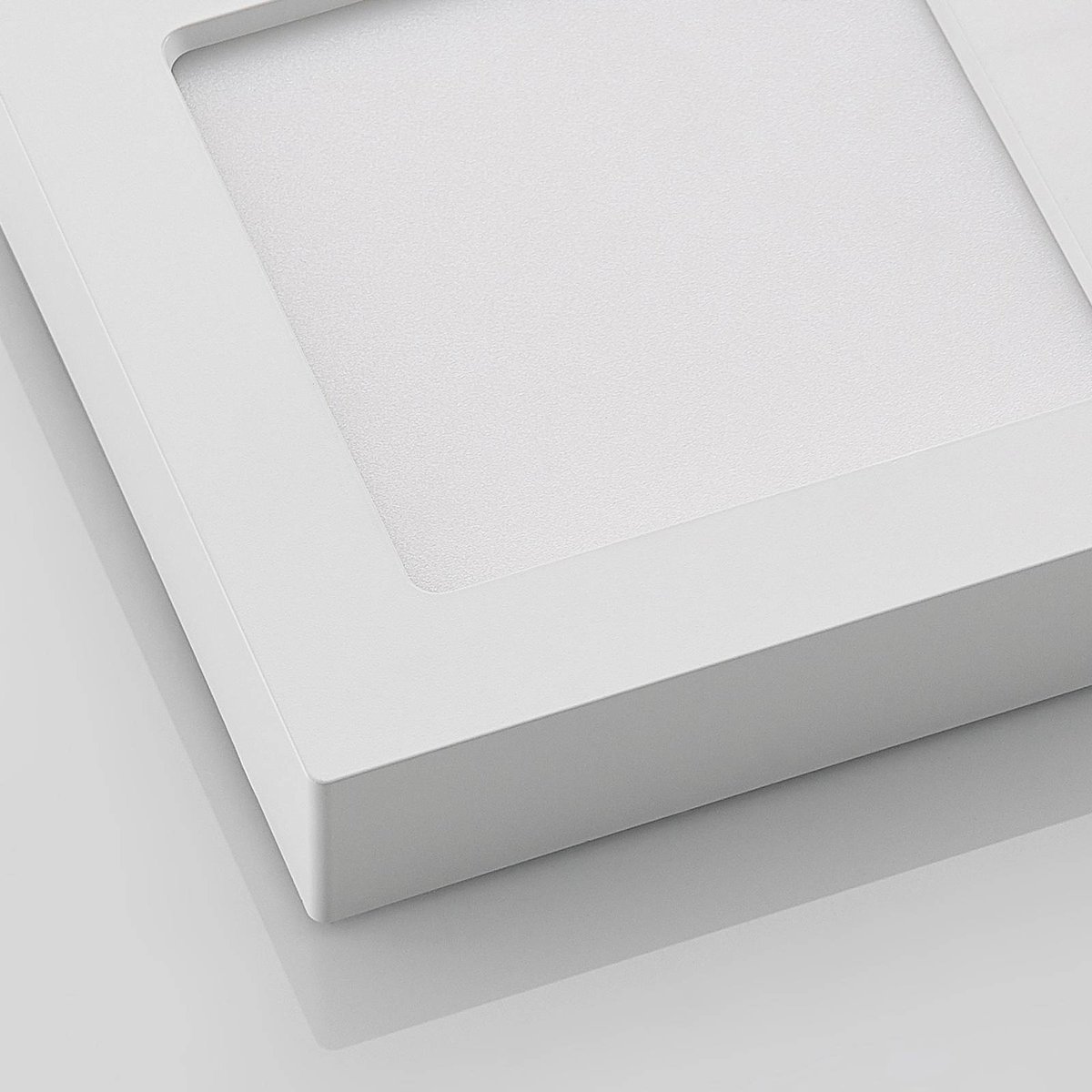 Plafonnier en aluminium moderneLED, Alette blanc, PRIOS