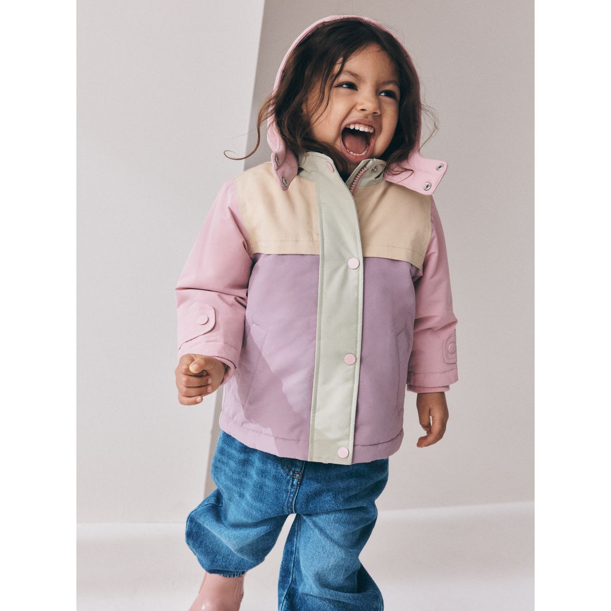 Manteau imperméable blocs de couleurs pastel, NEXT