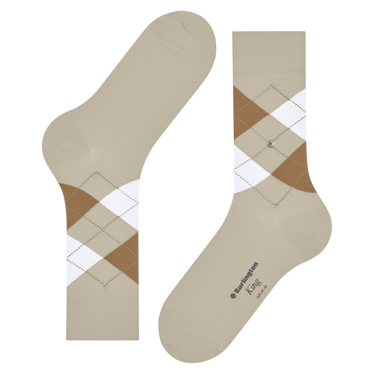 Chaussettes King Opaque marron, BURLINGTON
