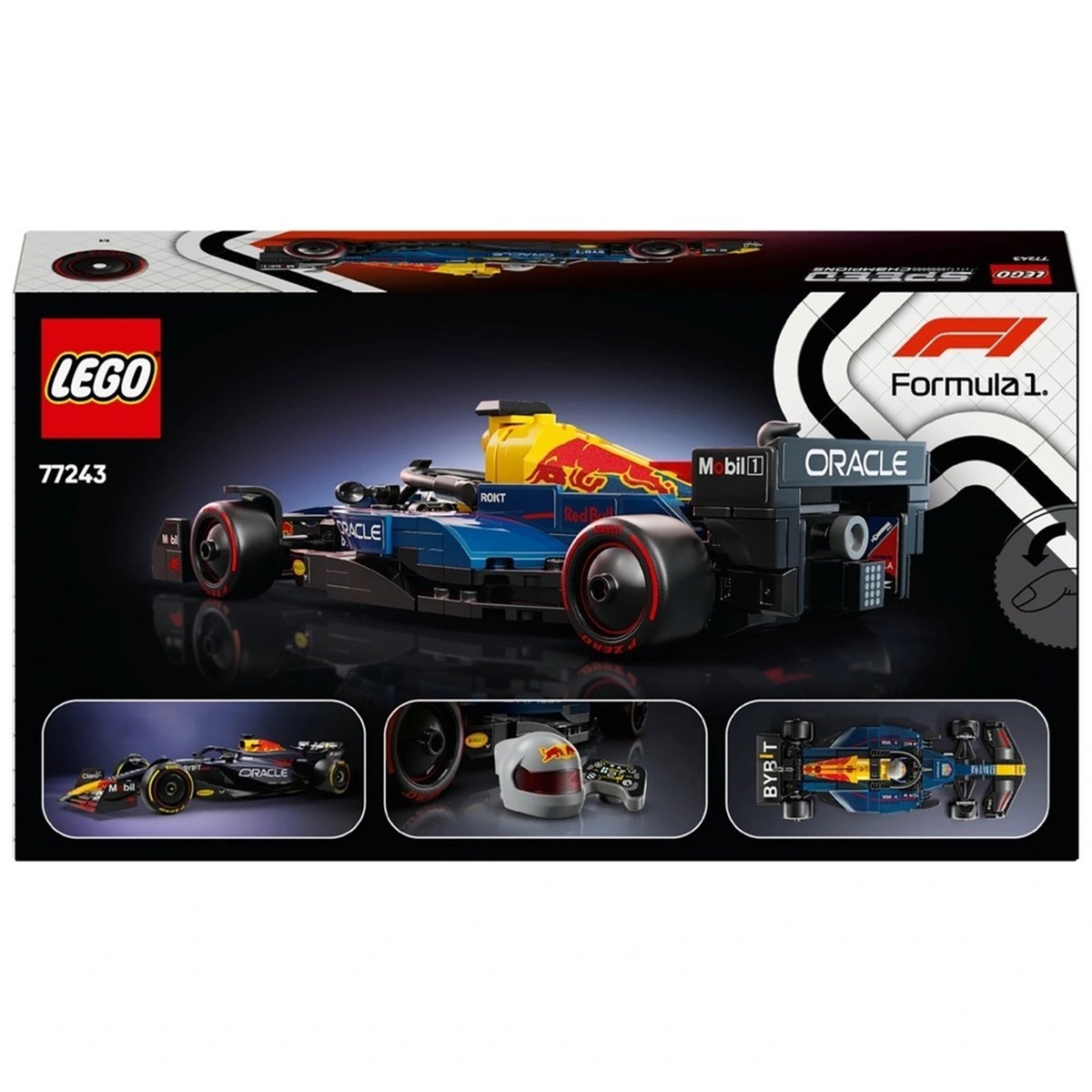 LEGO Speed Champions - Voiture F1 Oracle Red Bull Racing RB20 - Modèle 77243 bleu et noir, LEGO