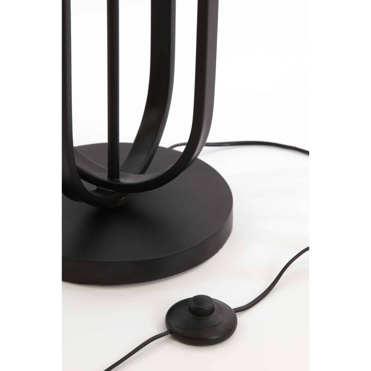 Lampadaire Métal ASTER noir mat, LIGHT & LIVING 
