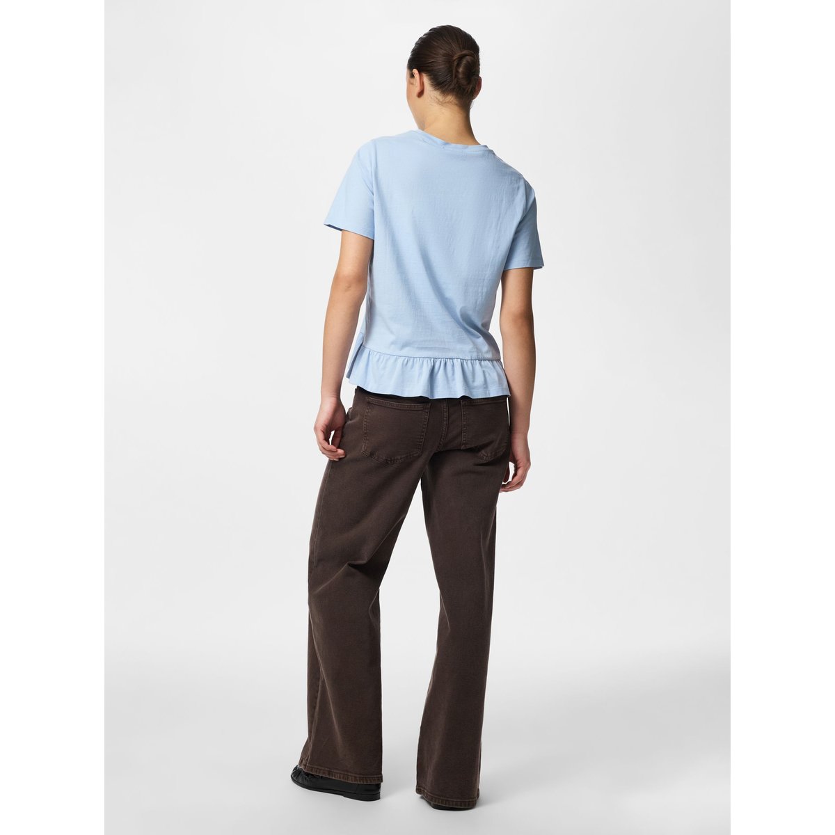 T-Shirt cashmere blue, PIECES