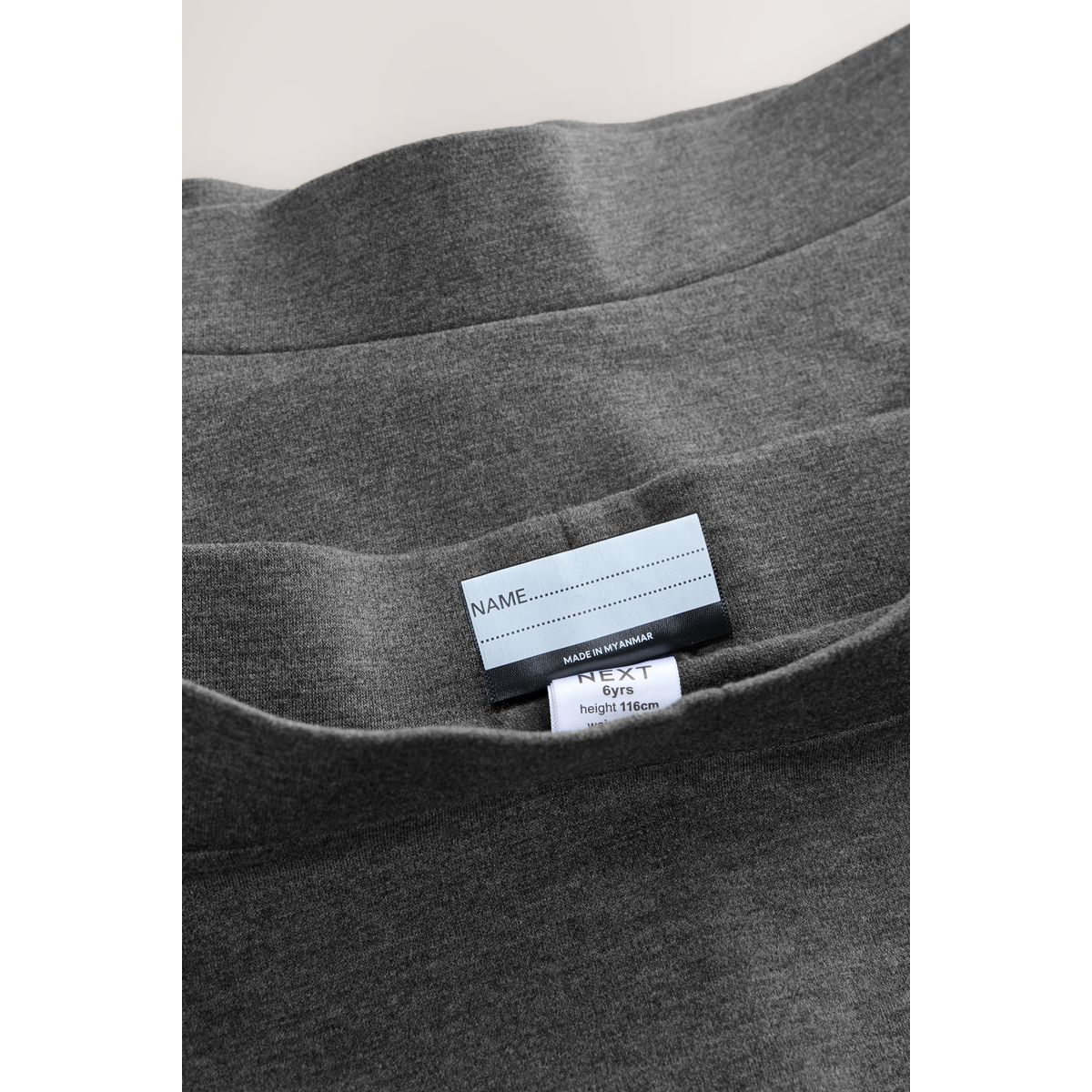 Jupe short à enfiler en jersey, lot de 2 gris, NEXT