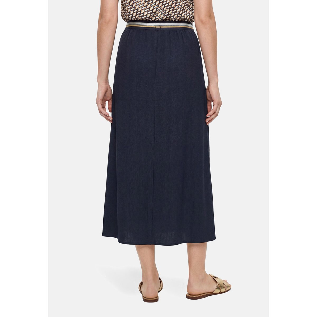 Jupe à enfiler à taille élastique dark sky, BETTY BARCLAY