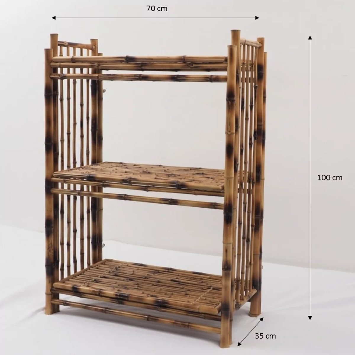 Etagère en bambou SOKA naturel, HYDILE