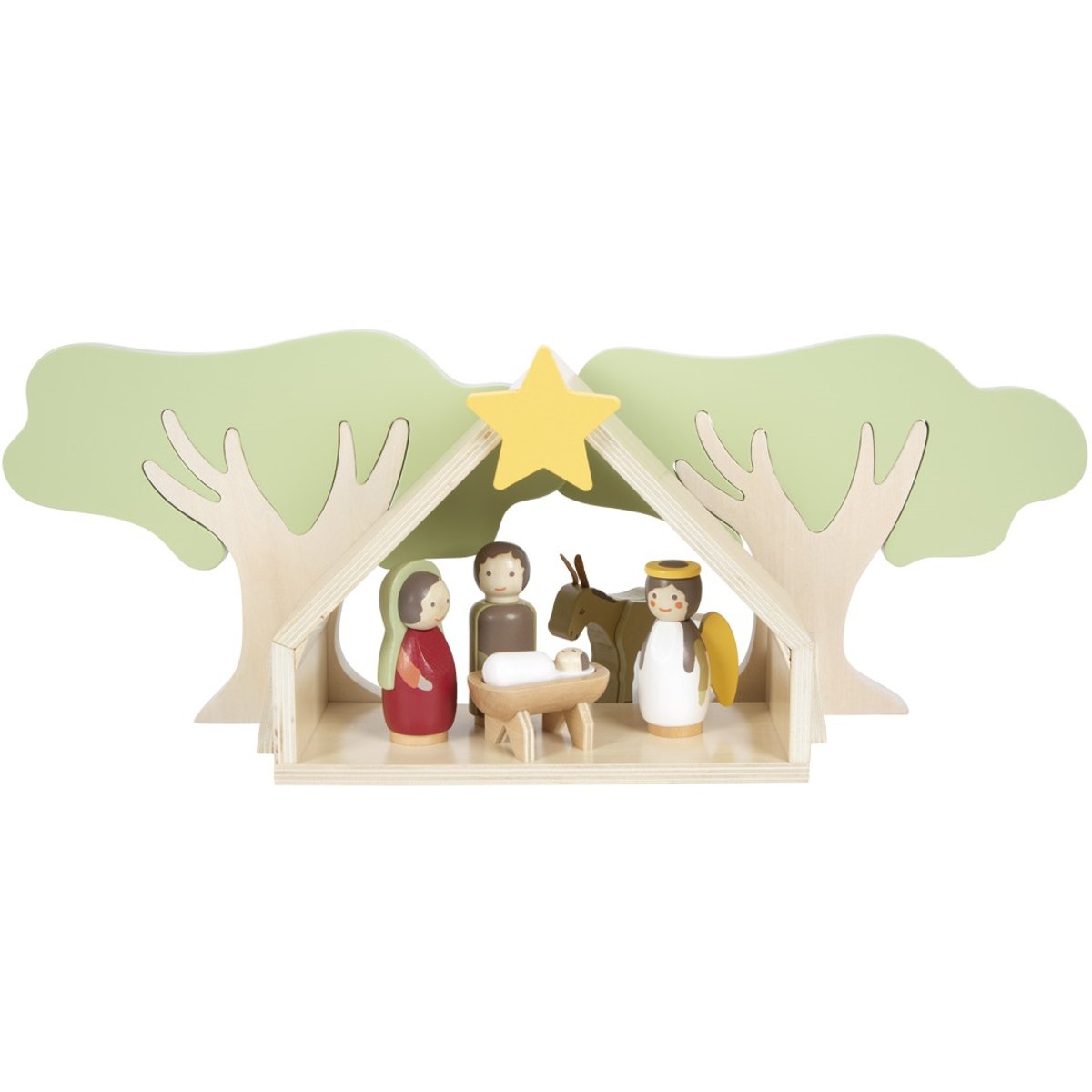 Set de jeu Crèche de Noël beige, SMALL FOOT COMPANY