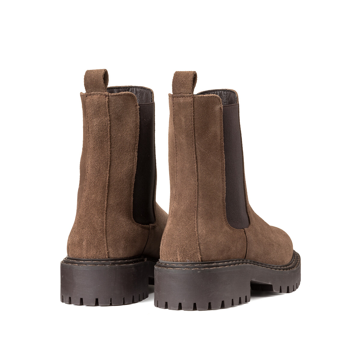 Suède Chelsea boots, Signature JUDITH brons, LA REDOUTE COLLECTIONS