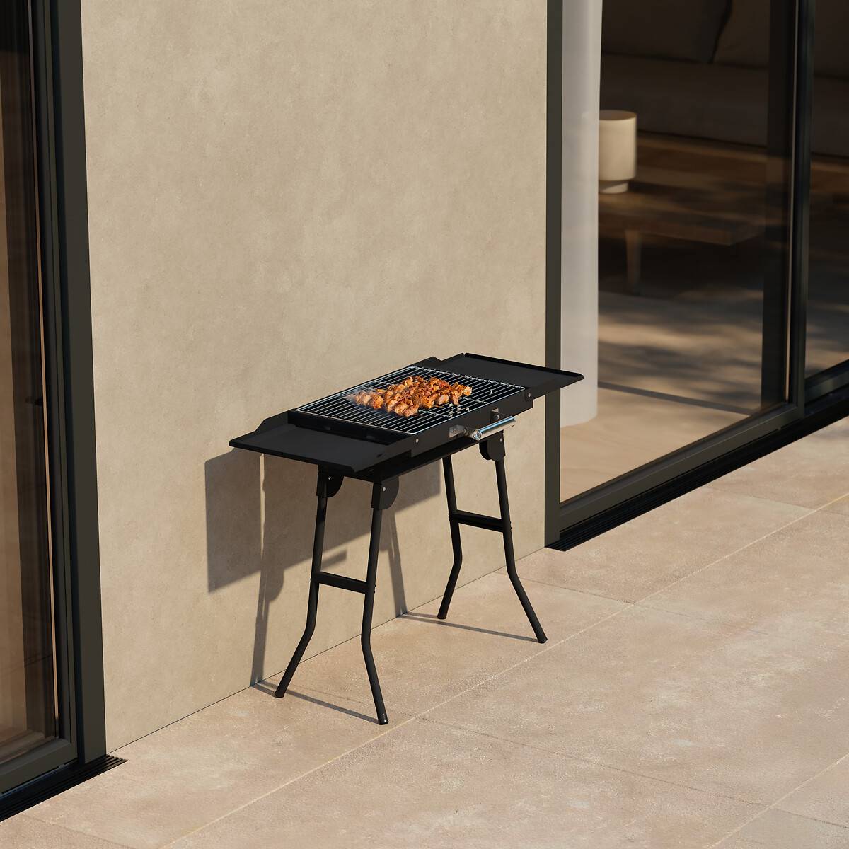 Barbecue charbon de bois noir, 5FIVE SIMPLY SMART