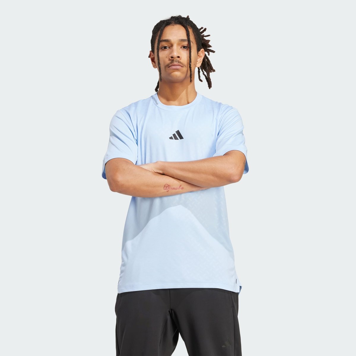 T-Shirt Primelift 3-Stripes T-Shirt Primelift 3-Stripes glow blue, adidas Performance