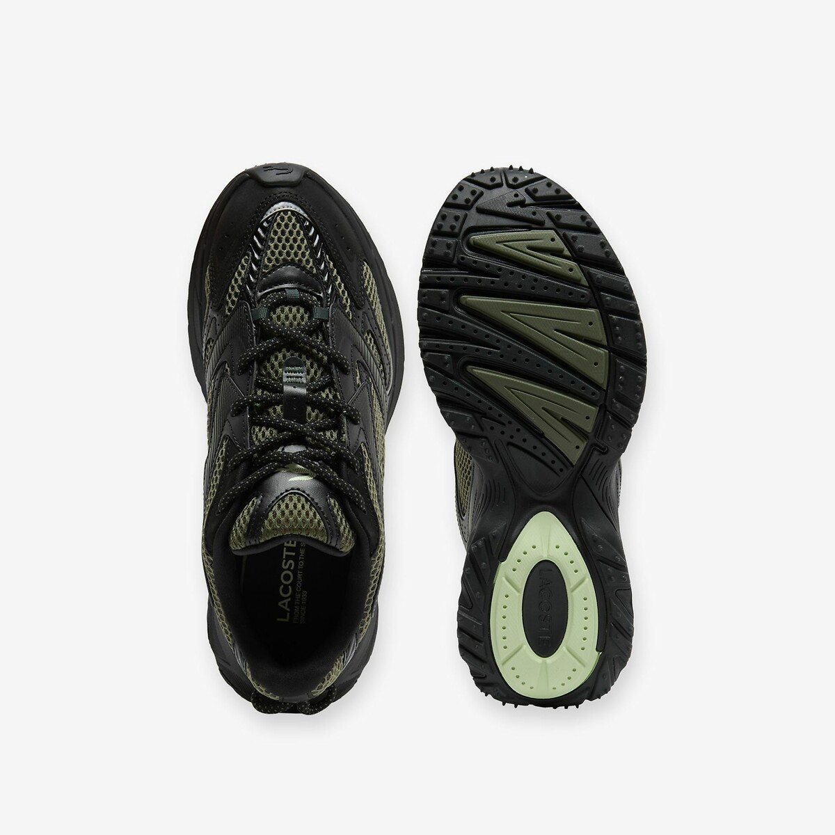 Baskets L003 noir, LACOSTE