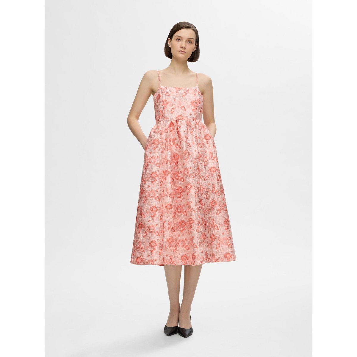 Robe Mi-Longue cradle pink, SELECTED