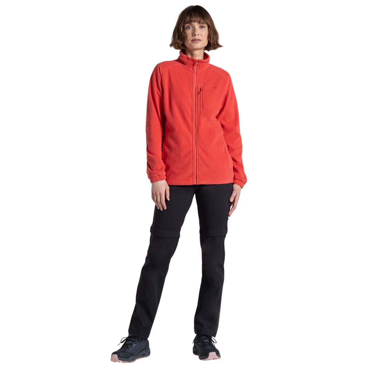 Pantalon uni à taille mi-haute 2-en-1 KIWI PRO noir, CRAGHOPPERS