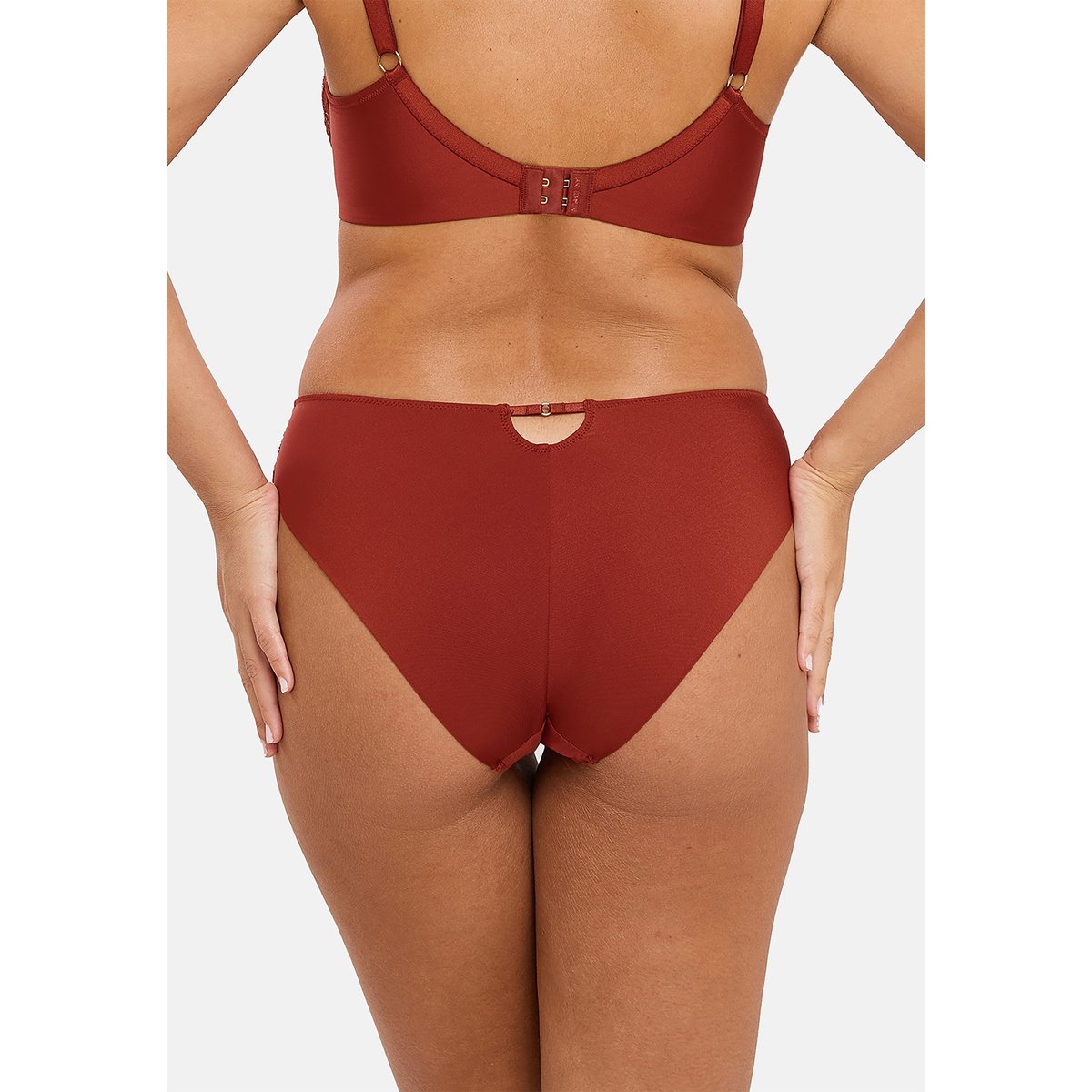 Slip Georgia broderie multicolore fond blush, SANS COMPLEXE