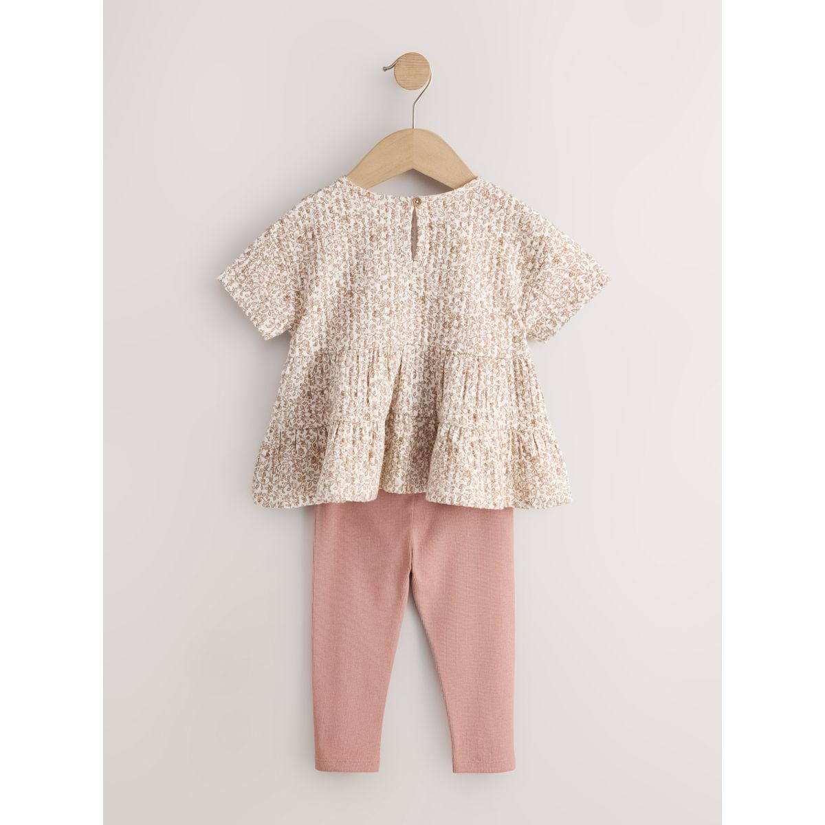 Ensemble legging et haut à basque naturel, NEXT