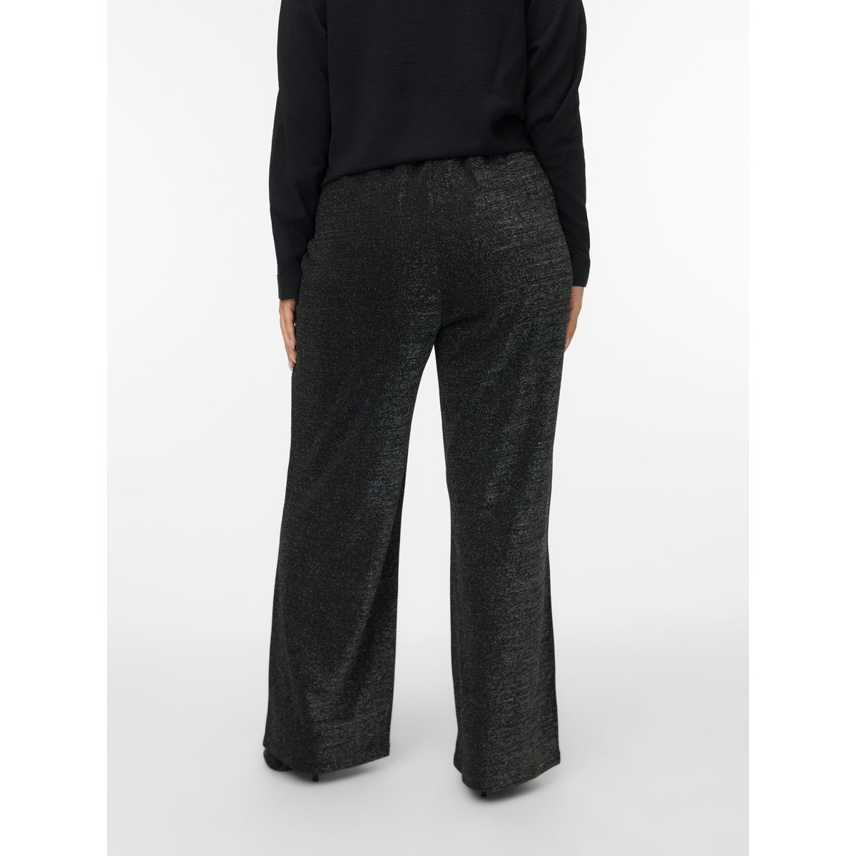 Pantalon À Jambe Large black 1, VERO MODA