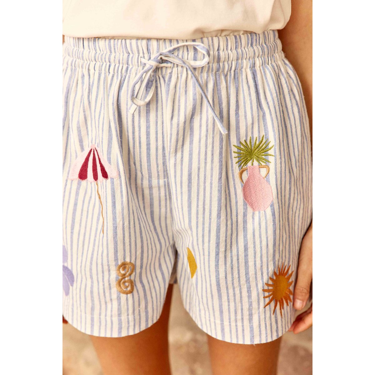 Short imprimé à rayures SHAY 20-rayure, LA PETITE ETOILE