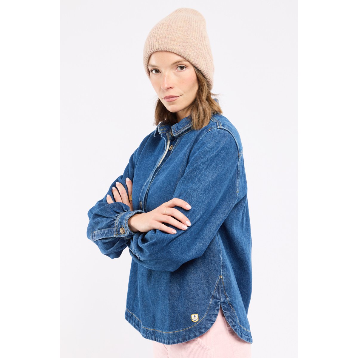 Vareuse en jean - coton jean clair, ARMOR-LUX