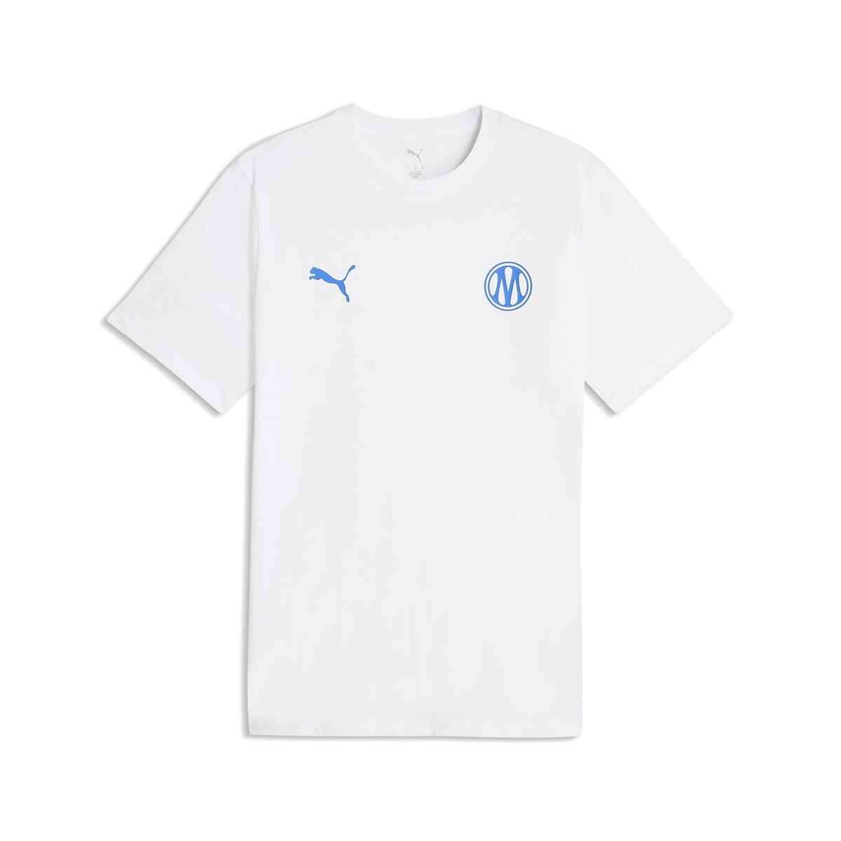 Camisa de adepto do Olympique de Marselha branco + azul, PUMA