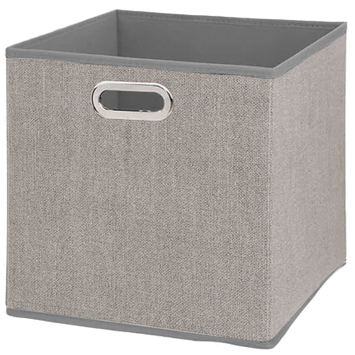 Panier de rangement cube gris 31x31x31cm gris, WADIGA