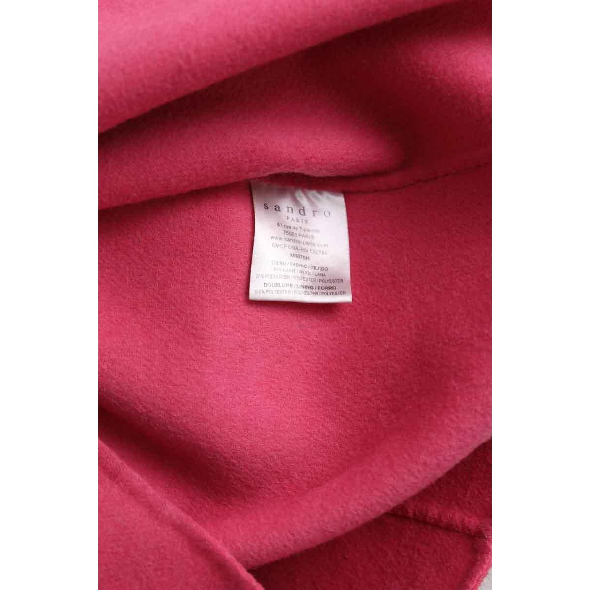 Manteau - Très Bon État rose, SANDRO