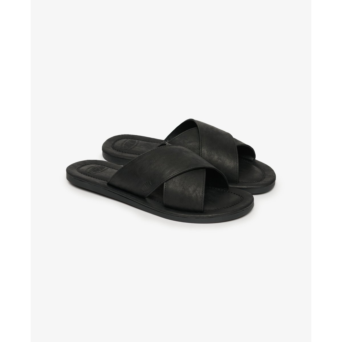 Mules à brides croisées Vintage noir, SUPERDRY
