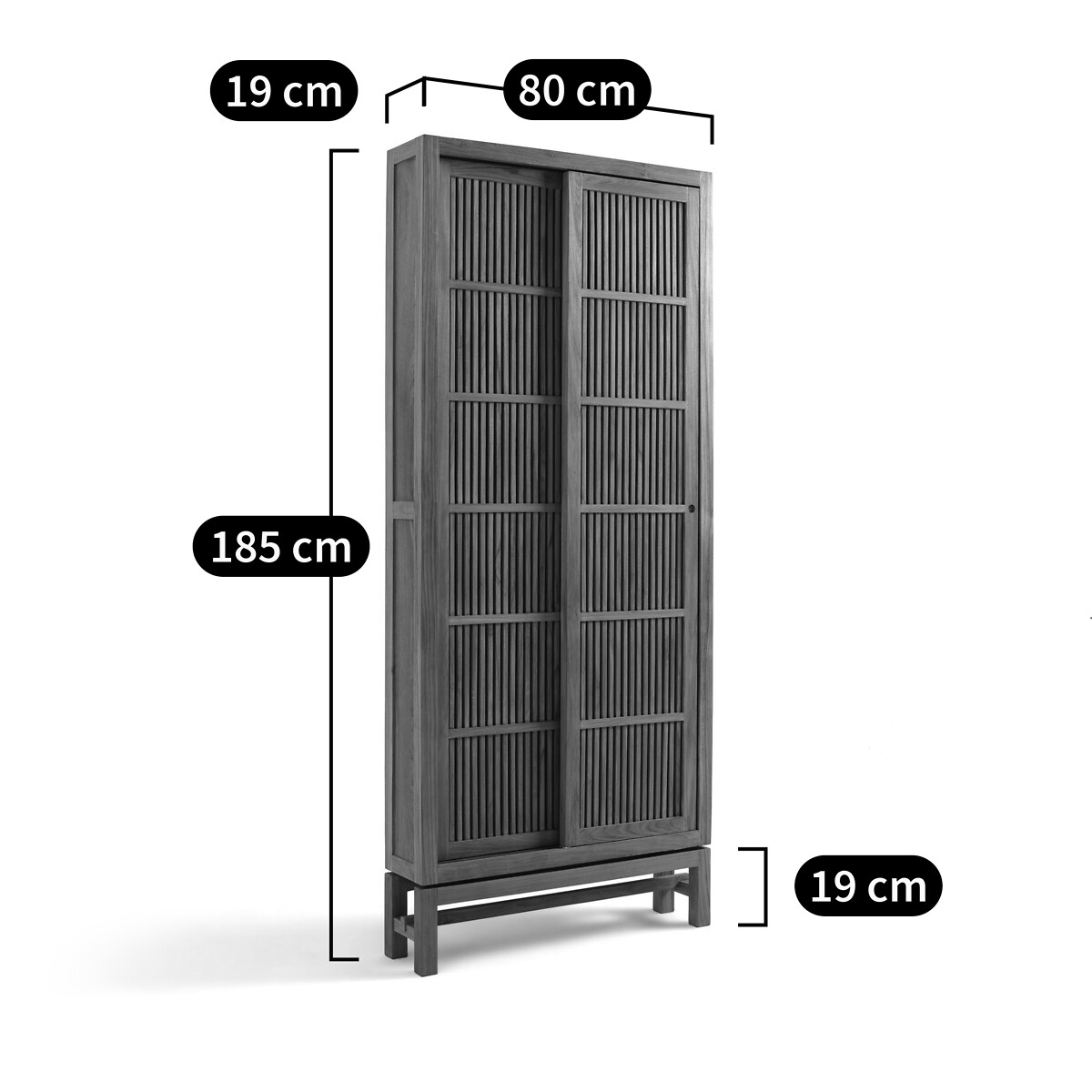 Armoire en teck, Castilla teck, AM.PM