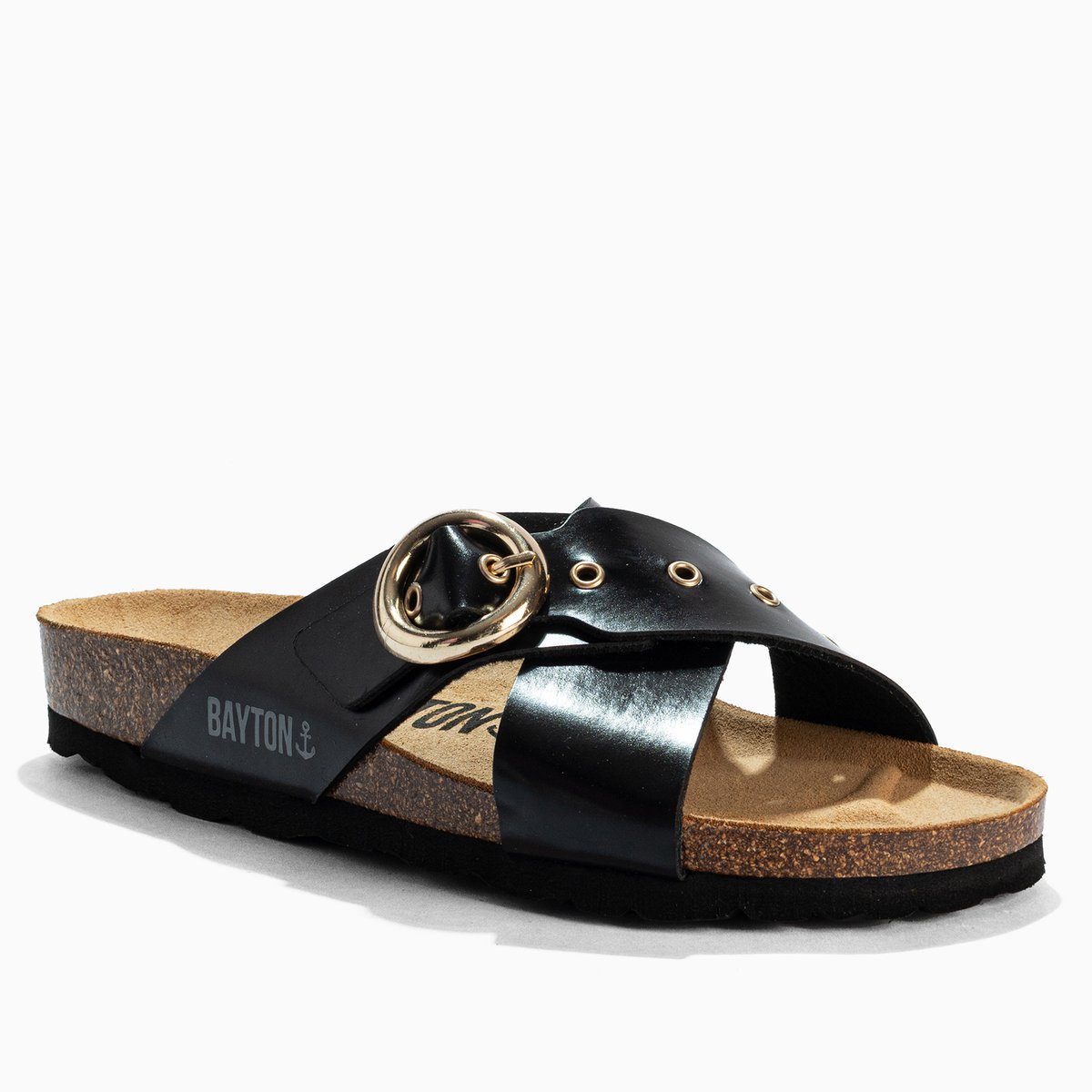 Sandales CORDOUE noir, BAYTON
