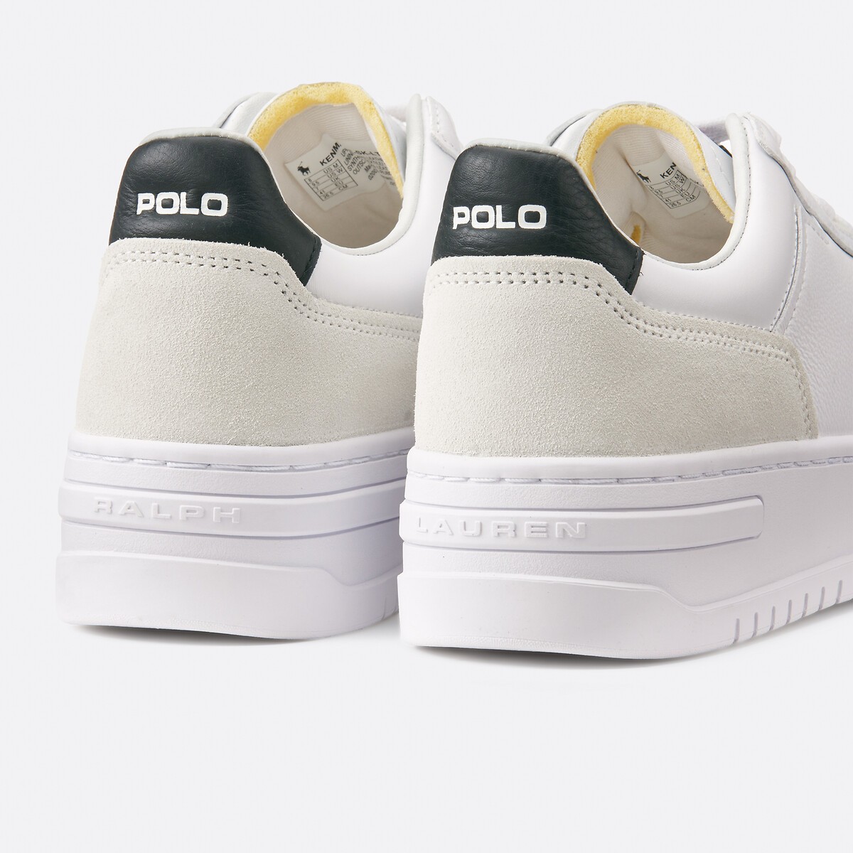 Baskets en cuir Kenmare blanc, POLO RALPH LAUREN
