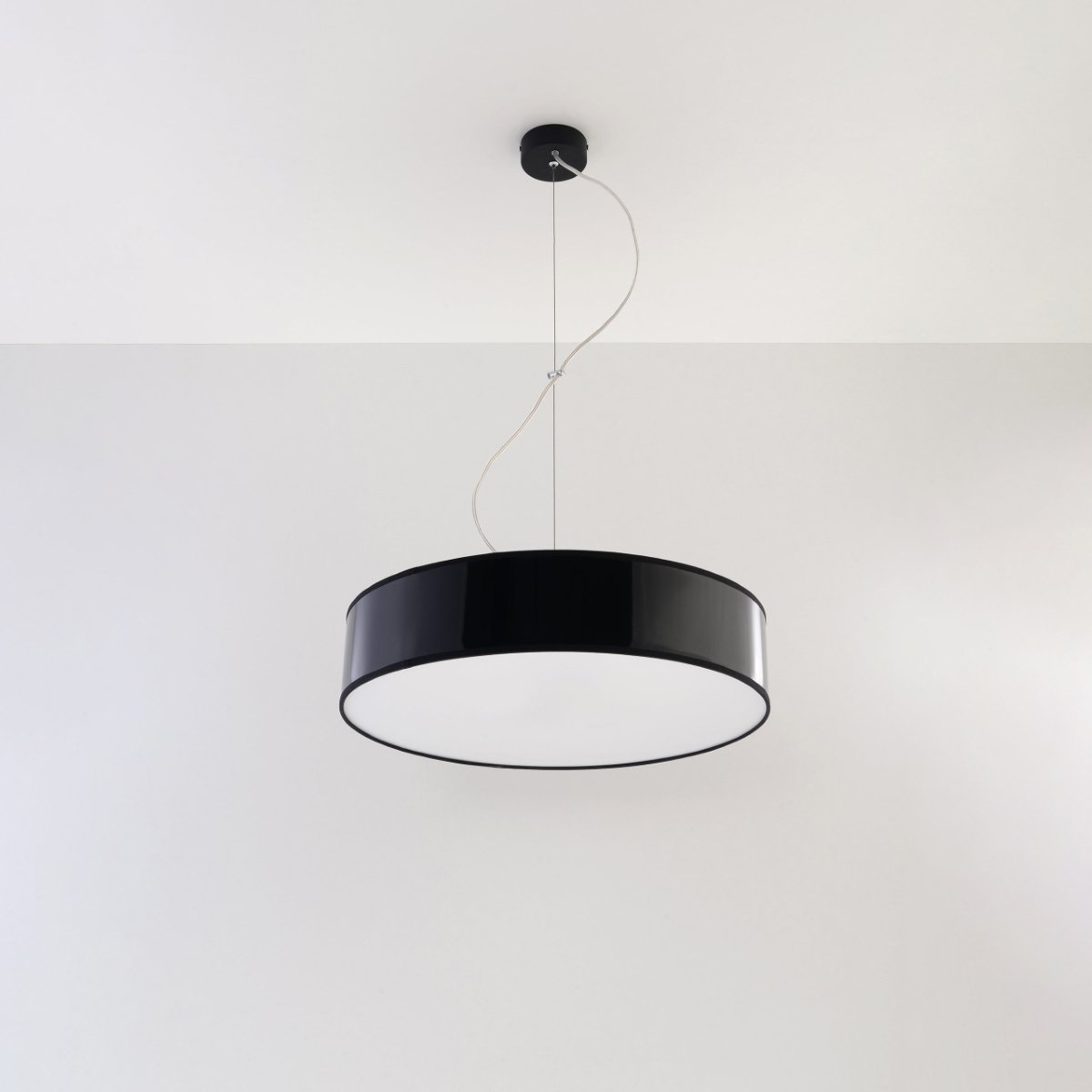 Suspension PVC Noir E27 3 Arena noir, EDEN