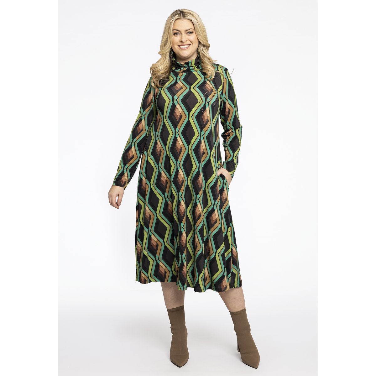 Robe ornements marron, YOEK
