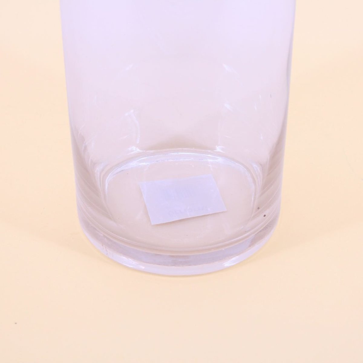 Vase cylindrique en verre, H40cm transparent, ORNAMI