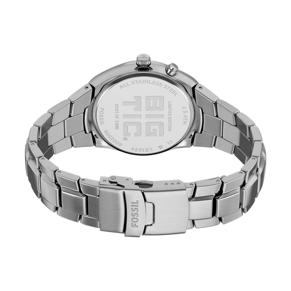 Montre Analogique Digital Y2K BIG TIC argenté bleu argenté, FOSSIL