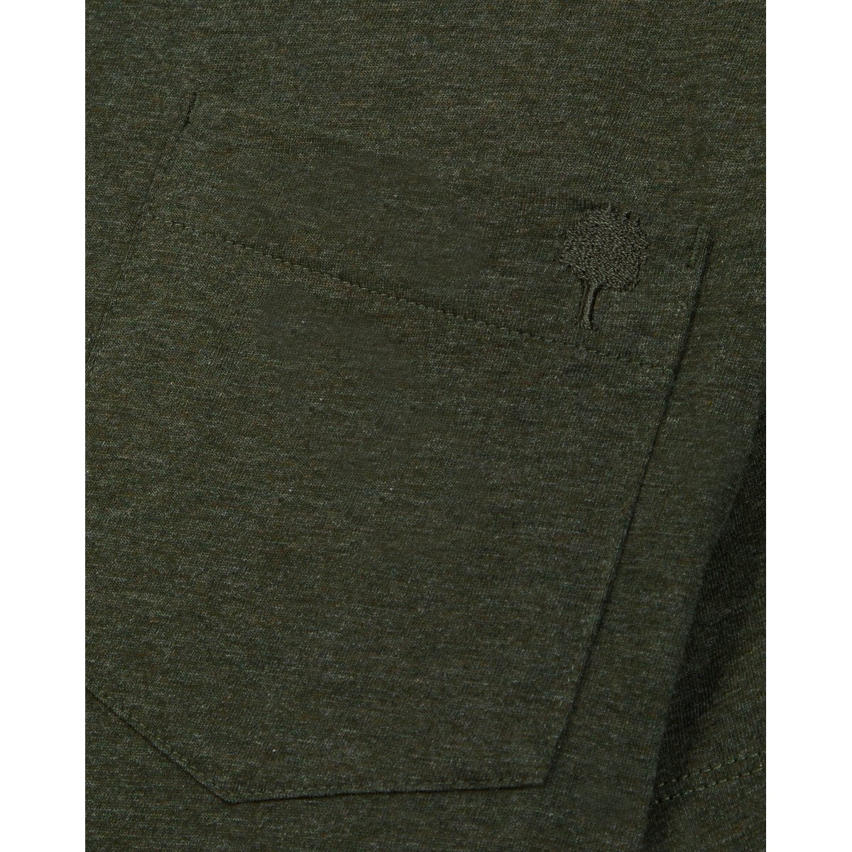 T-shirt en maille vert foncé, FAGUO