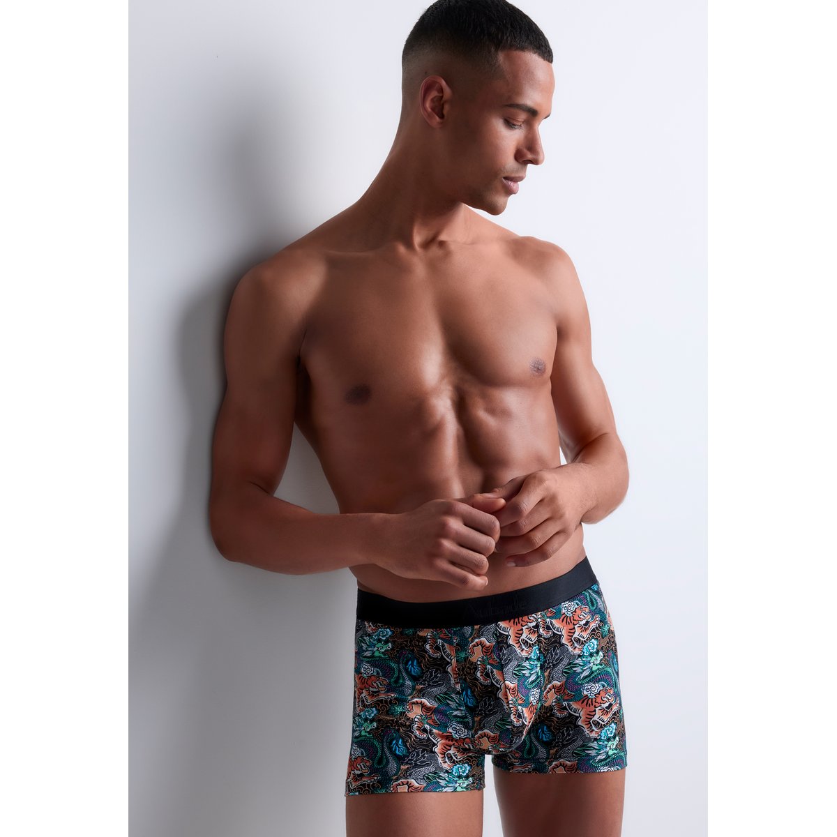 Boxer classique multicolore, AUBADE