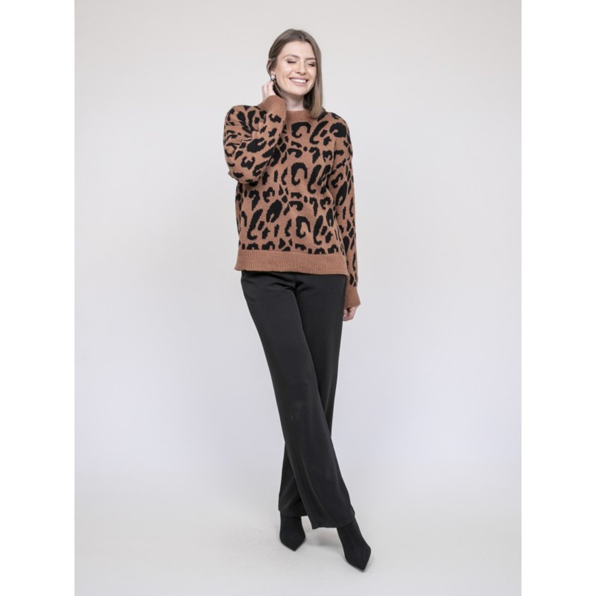 Pull Motif Léopard Kostelia léopard, DONA LISA