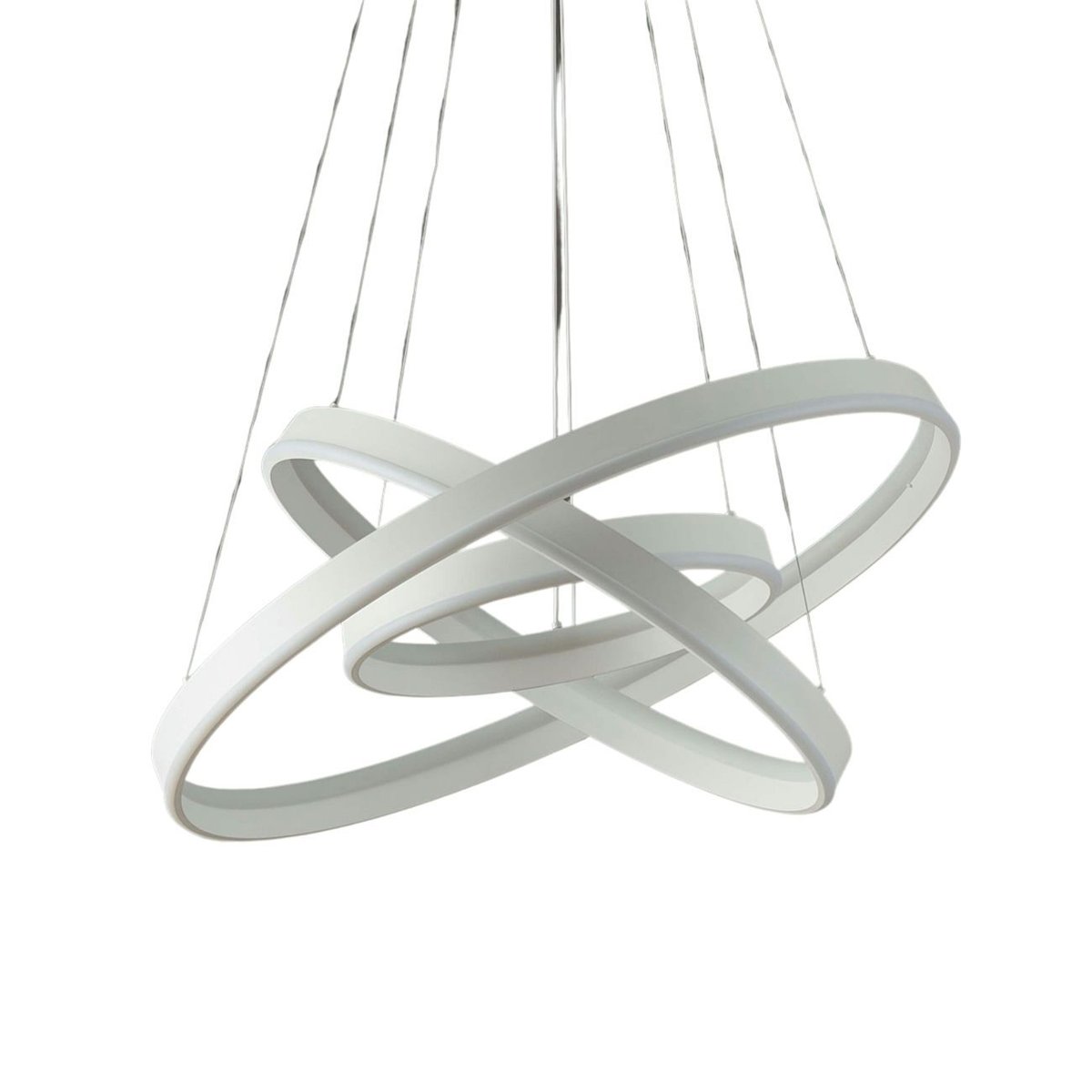 Suspension à trois anneaux LED - NETTUNO blanc, KOSILUM