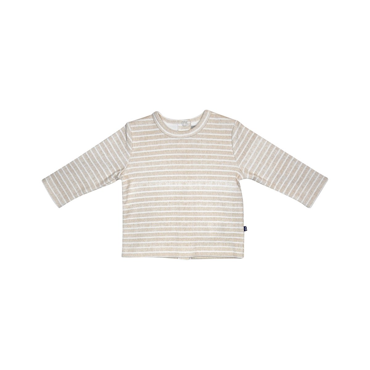 Tee shirt salopette ivy velours cotele long bebe beige, SUCRE D'ORGE