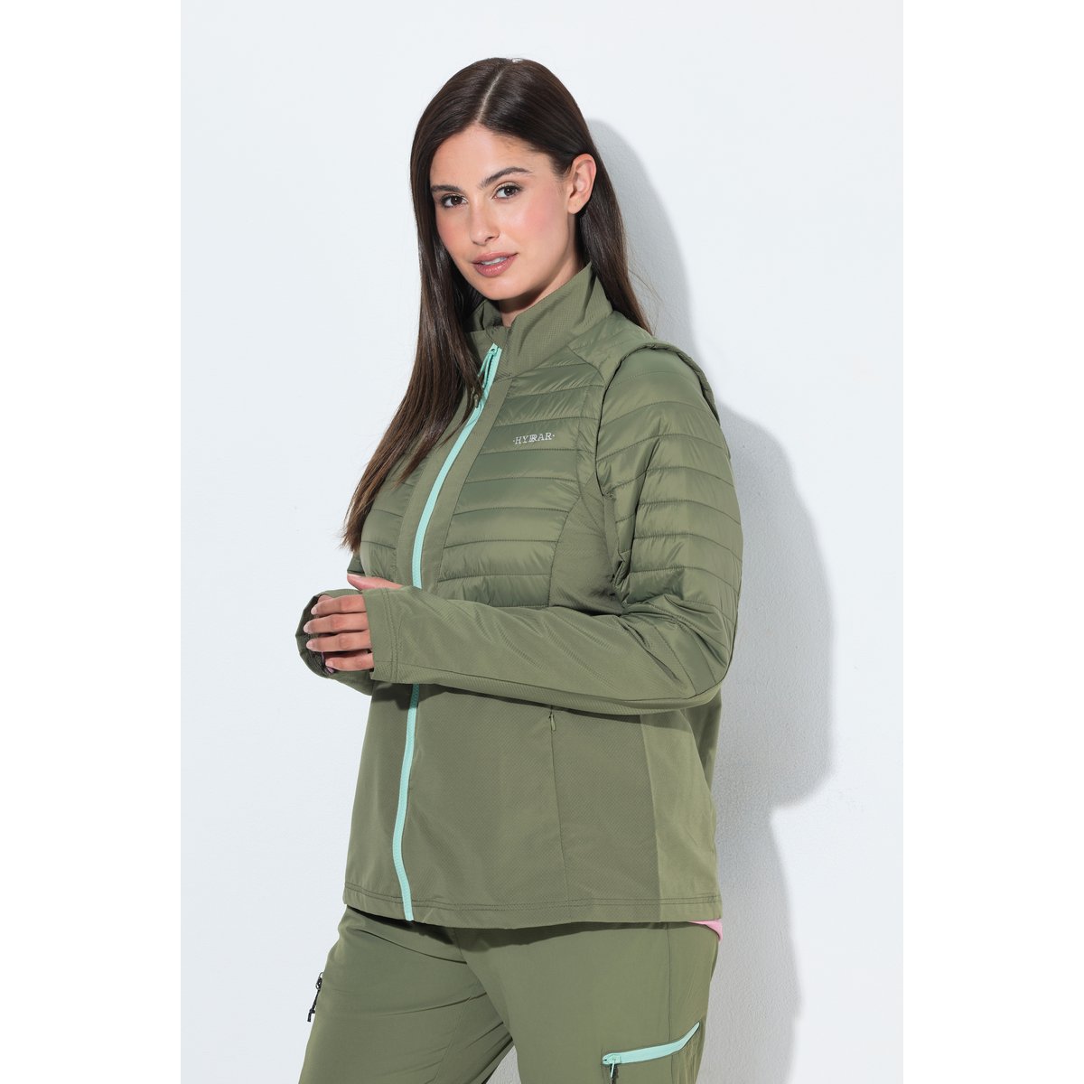 Veste technique HYPRAR 2-en-1 vert olive, ULLA POPKEN