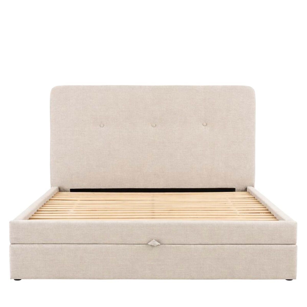 Marlon Velvet Storage Bed with Drawer ghost, ÉDITÉ