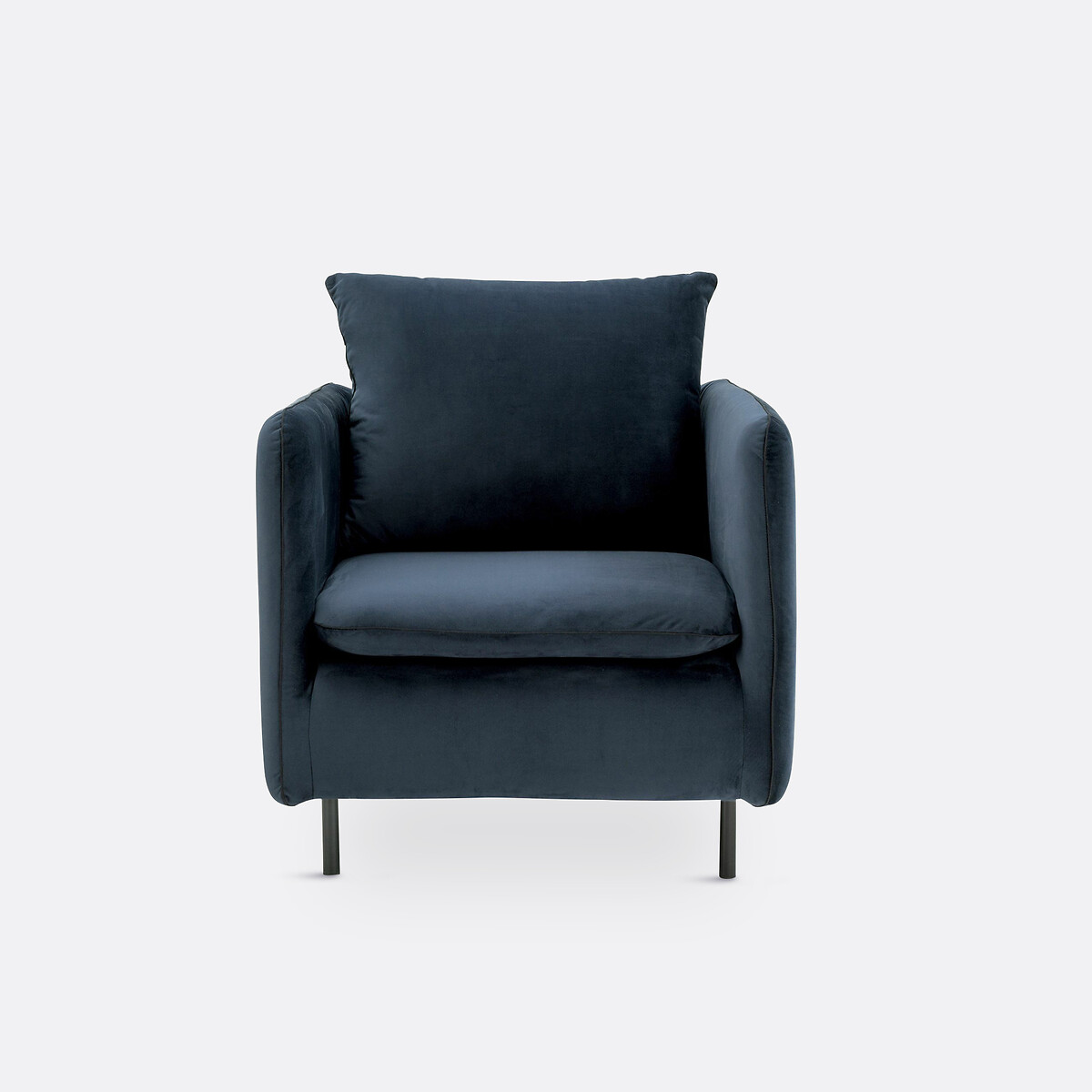 Fauteuil velours, Ivete bleu, LA REDOUTE INTERIEURS