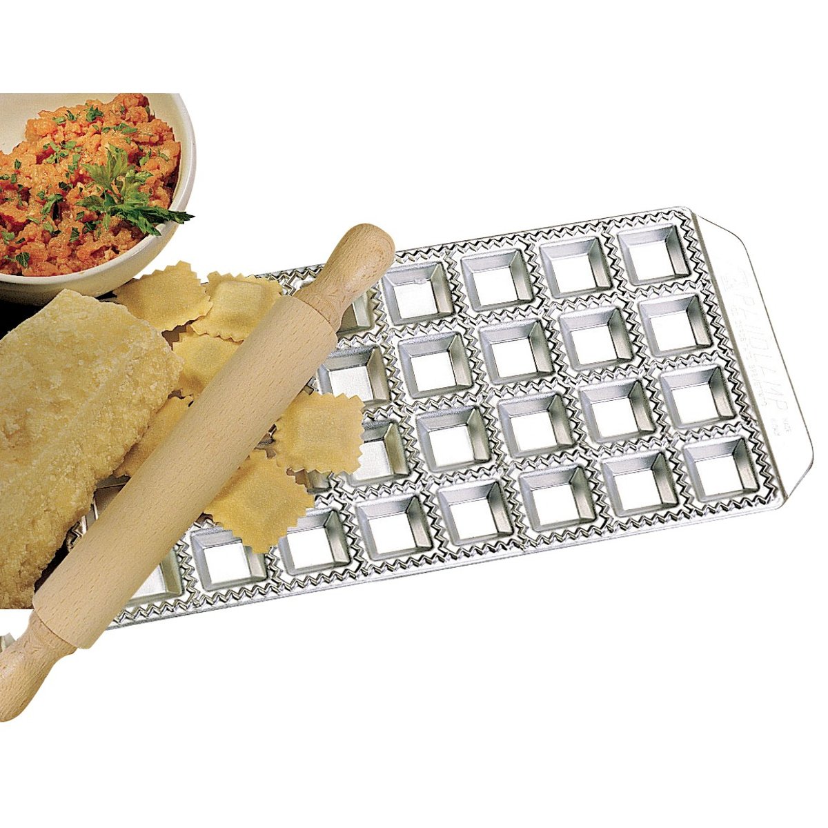 Moule pour raviolis en aluminium émaillé 24 pièces IMPERIA couleur unique, IMPERIA